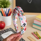School Patterned Headband