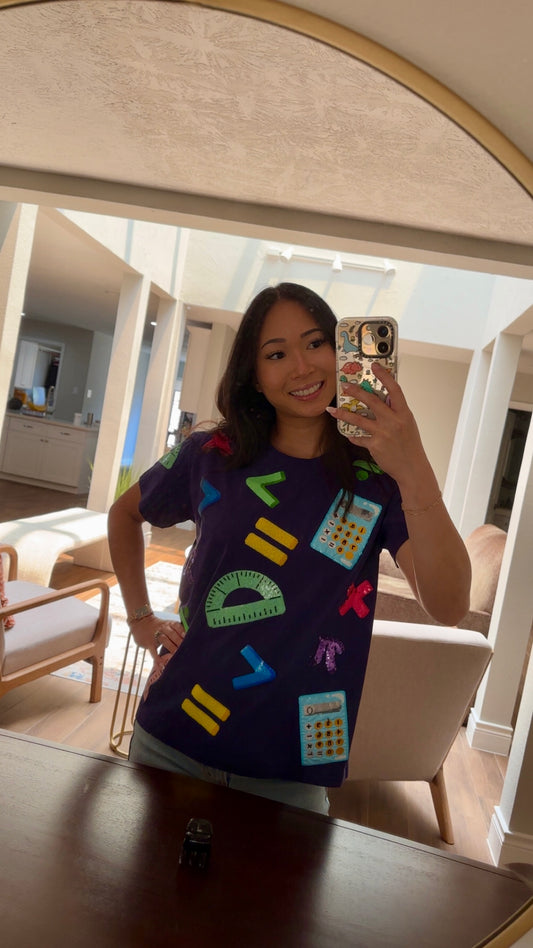 Sequin Math Shirt