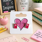 Pink Composition Studs