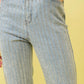 High Waisted Rhinestone Jeans