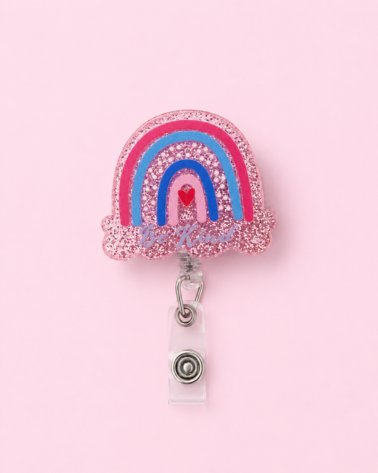 Be Kind Rainbow Badge Reel