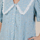 Baby Blue Eyelet Dress