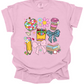 Preppy in Pink Teacher Graphic Tee