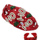 Red Sequin HO HO Headband