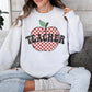 Checked Apple Teacher Sweatshirt