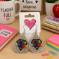 Super Teacher Teardrop Earrings