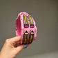 Pink Beaded Pencil Knot Headband