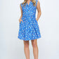 Sailboat Print Dress