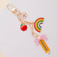 Teacher Bow Charm Keychain