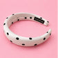 Satin Polka Dot Headband