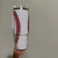 Rhinestone Baseball Tumbler