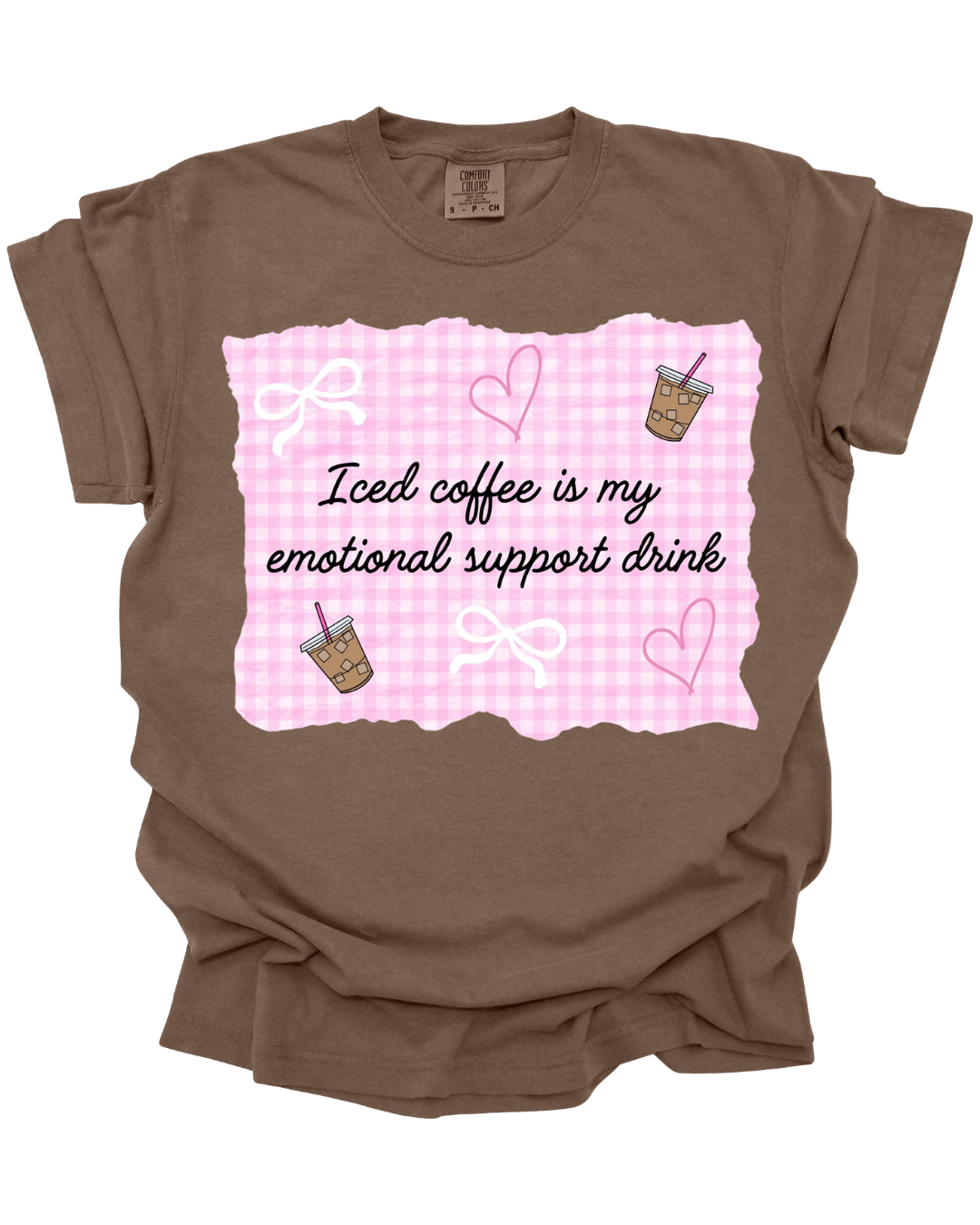 Iced Coffee is My Emotional Support Drink Tee