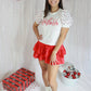 Ho Ho Ho Sequin Puff Sleeve Top