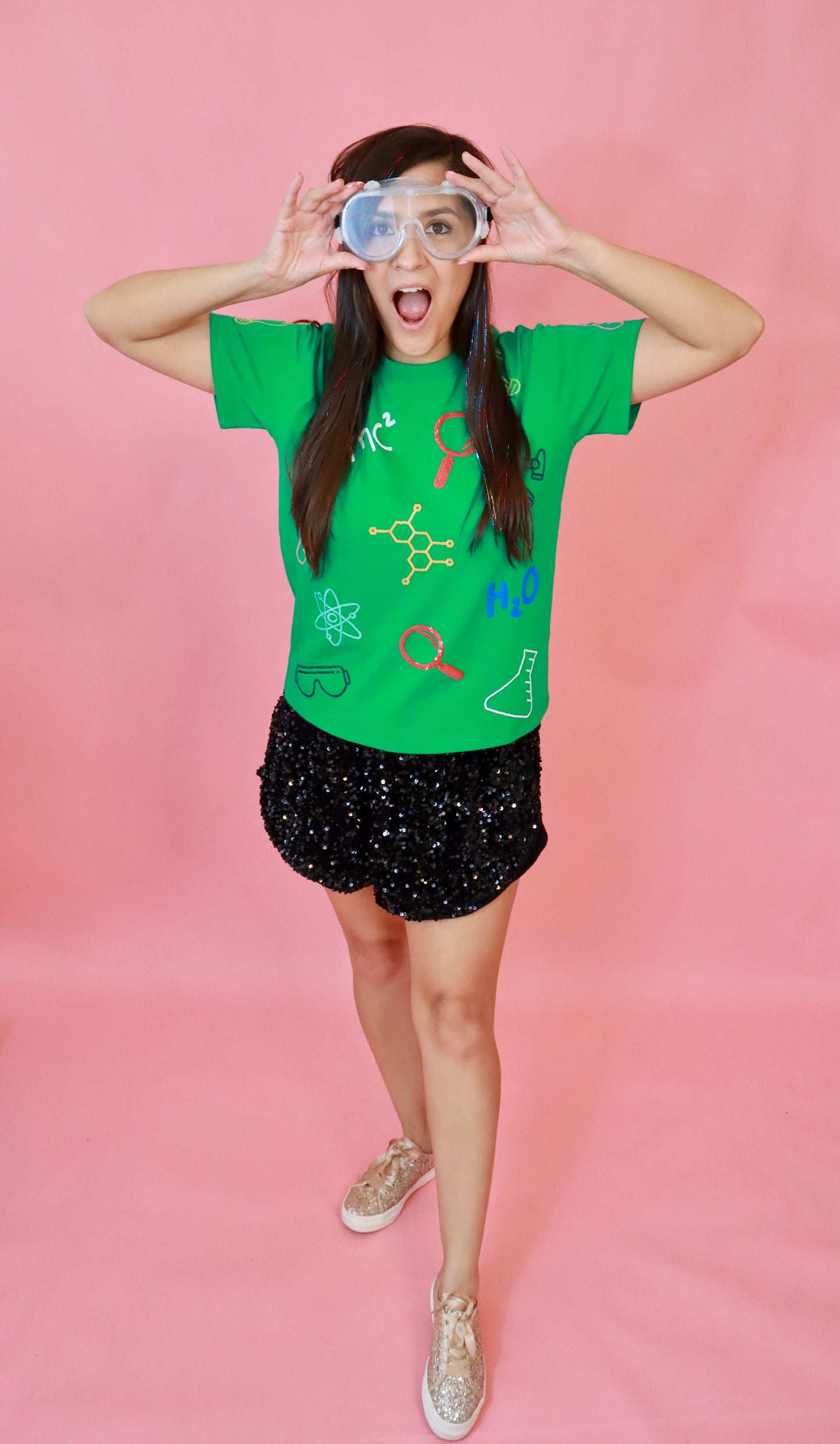 Sequin Science Top