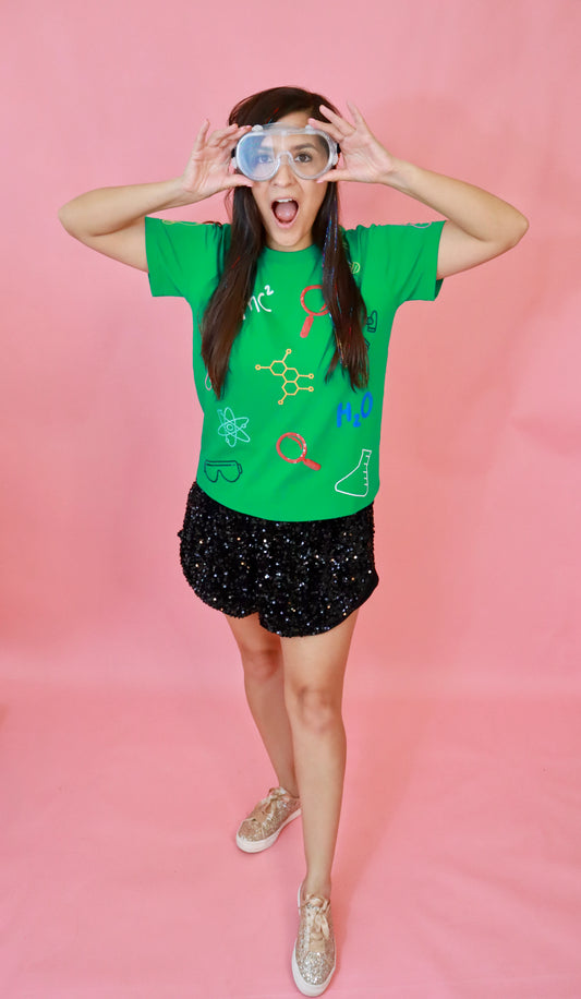 Sequin Science Top