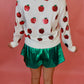 Sequin Apple Cardigan