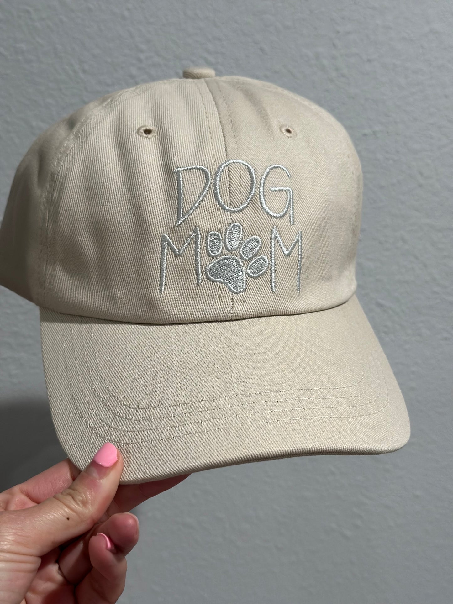 Embroidered Dog Mom Hat