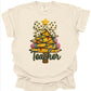 FAUX Crochet Teacher Christmas T-shirt