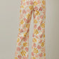 Floral Stretch Denim Pant