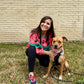 Sequin Dog Paw Sweatshirt