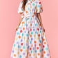 Multi Colored Polka Dress