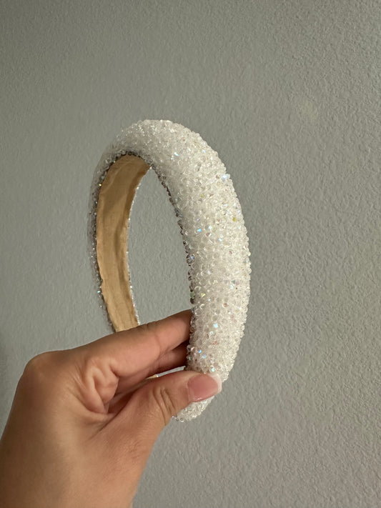 White Sparkle Headband