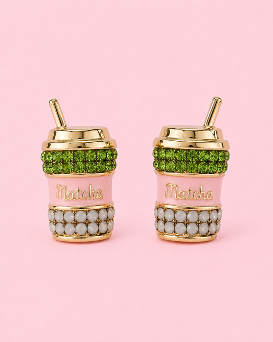 Matcha Stud Earrings