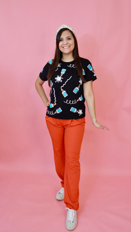 Sequin Glue Shirt