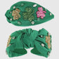 Pink, Green and Gold Shamrock Headband