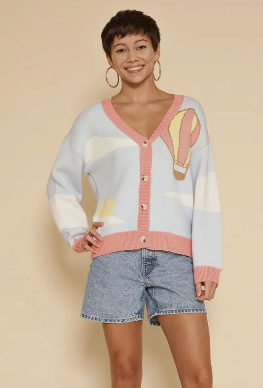 Hot Air Balloon Cardigan