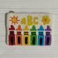 Beaded Crayon Coin Purse
