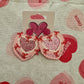 Sparkly Heart Cake Earrings