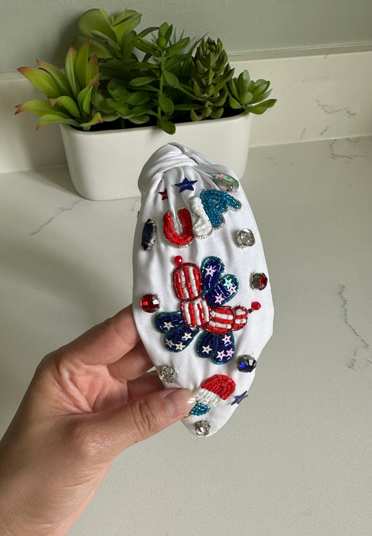 America Balloon Dog Headband
