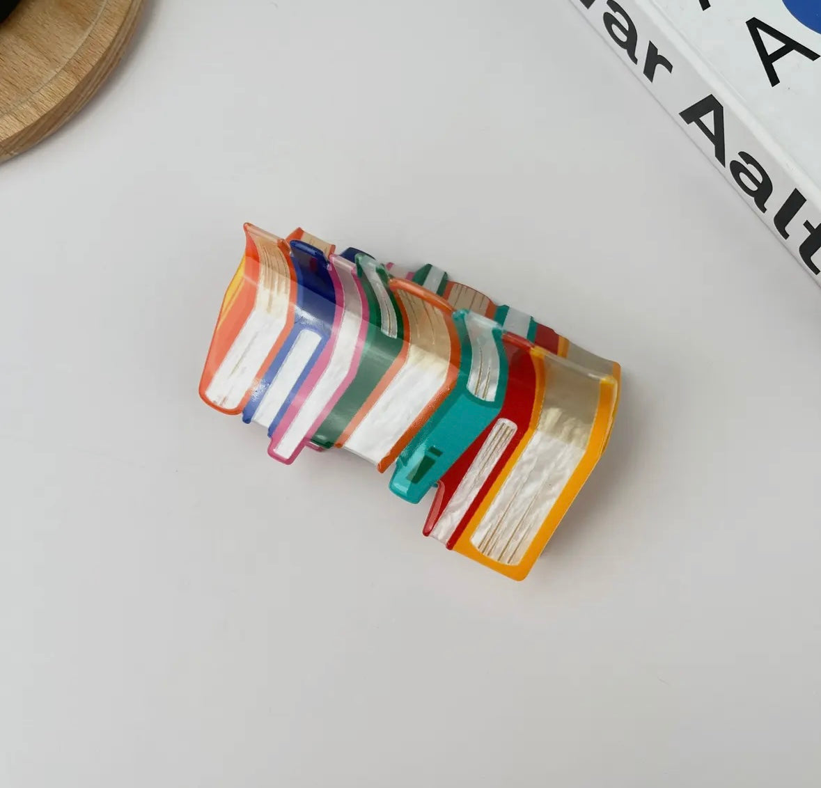 Book Hair Clip