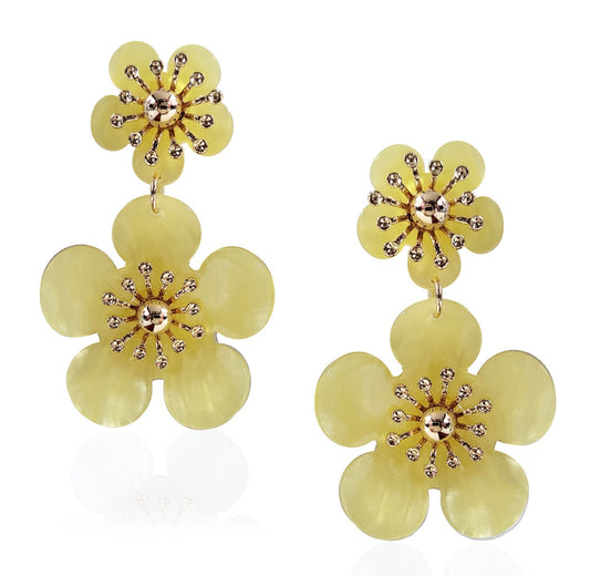 Flower Dangle Earrings