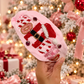Pink Beaded Ho Ho Ho Headband