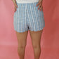 Baby Blue Tweed Skort