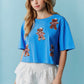 Sequin Bear Patriotic Top