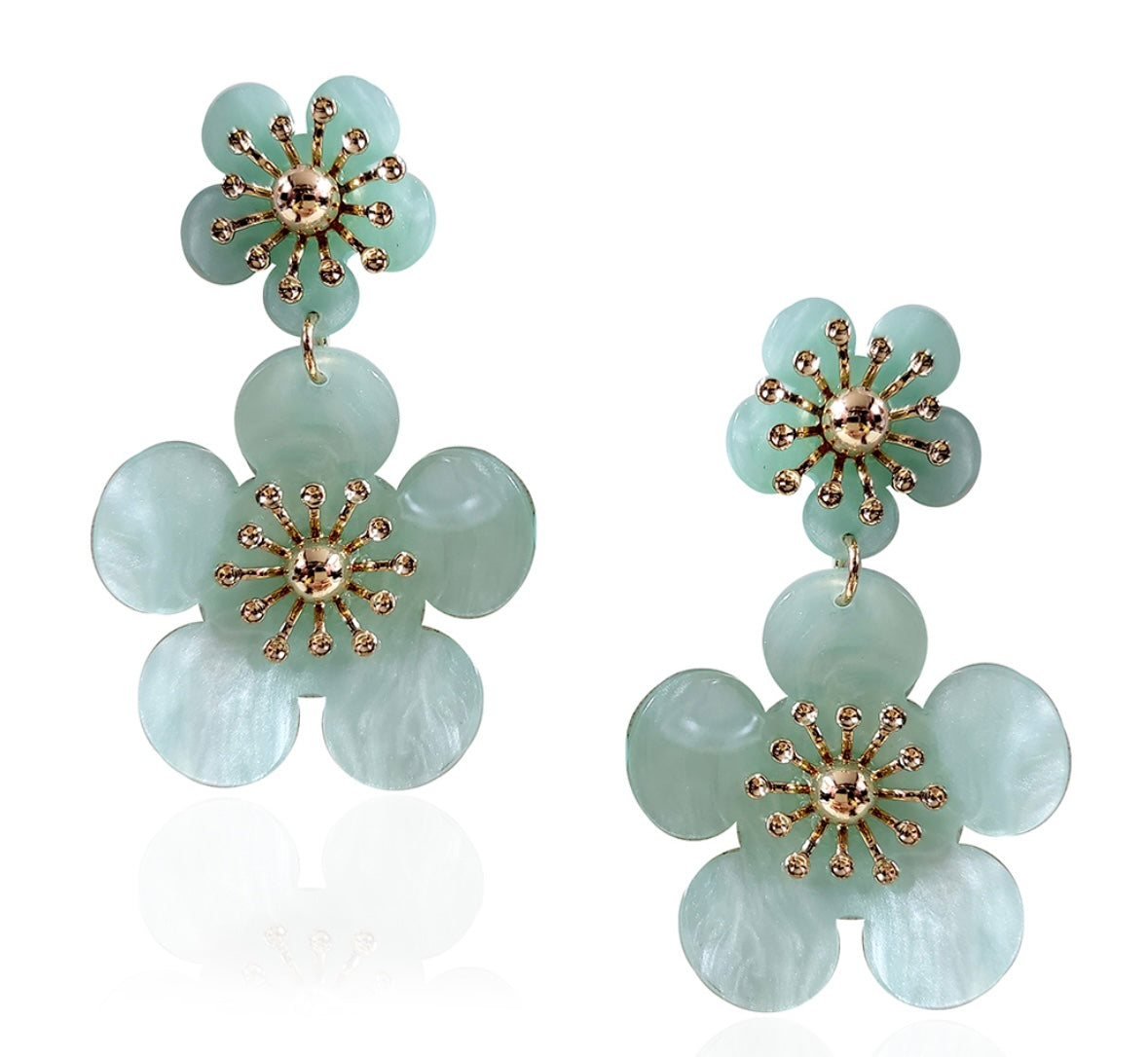 Flower Dangle Earrings