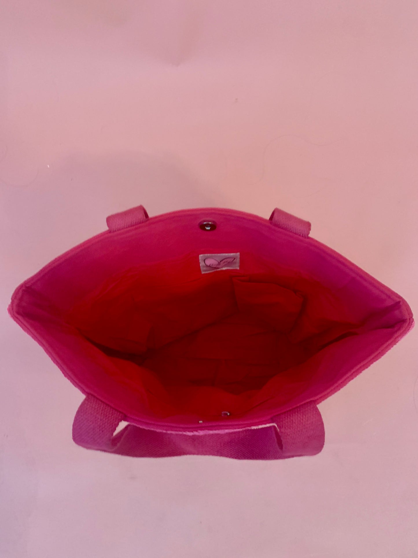 Pink Sequin School Supply Bag