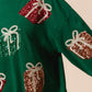 Green Sequin Present Sweatshirt