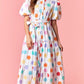 Multi Colored Polka Dress