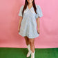 Baby Blue Eyelet Dress