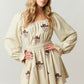 Corduroy Cream Disco Cowgirl Dress