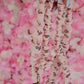 Pink Smiley Face Scrunchie Lanyard
