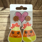 Girl Candy Corn Earrings