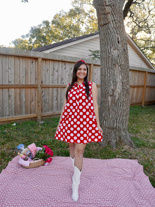 Red Polka Dot Dress