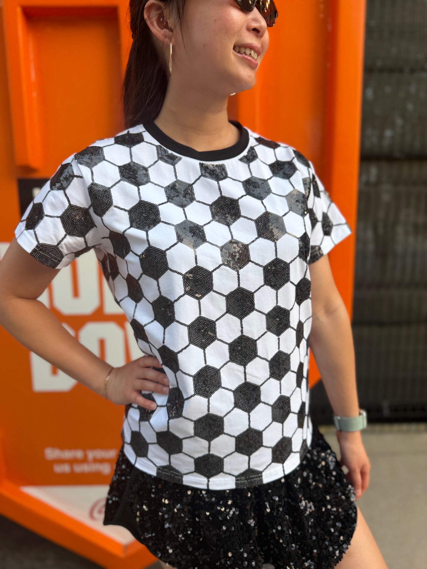 *PREORDER* Sequin Soccer Top