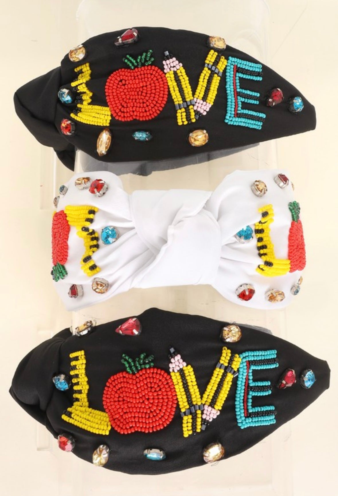 Beaded LOVE Teacher Supply Headband