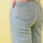 High Waisted Rhinestone Jeans